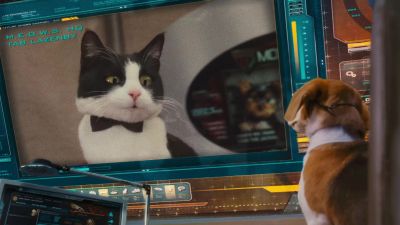 She's our spilled milk We'll lick it up - Cats &amp; Dogs: The Revenge of Kitty Galore