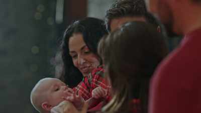 She's our wee
Christmas miracle baby. - A Merry Scottish Christmas
