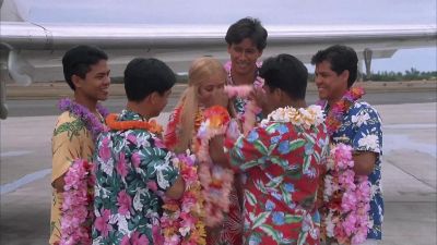 She's over there getting lel'd by those Hawaiian boys - A Very Brady Sequel