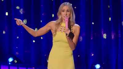 She's ovulating, too, 'cause this whole
tribe ovulates at the same time." - Nikki Glaser: Good Clean Filth