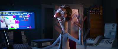 She's rewiring los electricos. - Ron's Gone Wrong