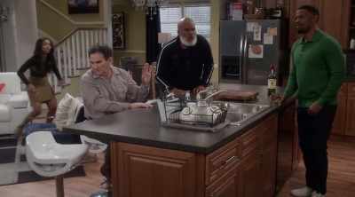- She's riding that pole.
- Oh, come on, man. - Dad Stop Embarrassing Me!