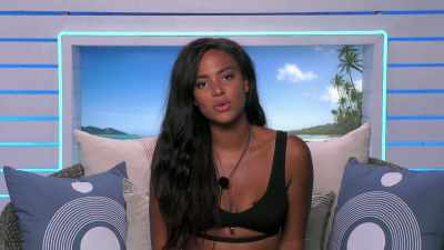 SHE'S SEEMS LIKE A REALLY CUTE
CHICK AND SHE'S HOT AS HELL, - Love Island