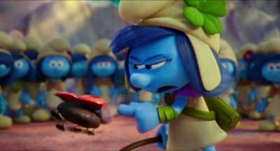 She's skillful.
I mean, they're like a warrior tribe. - Smurfs: The Lost Village