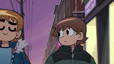 She's sort of my girlfriend. - Scott Pilgrim Takes Off