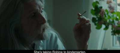 She's taking Robine to kindergarten. - The Most Beautiful Boy in the World