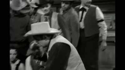 She's the dance hall girl, - June