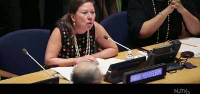 -She's the first-ever Goodwill
Ambassador on human trafficking - On Her Shoulders