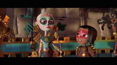 She's the most skilled fighter
I've ever seen, - Maya and the Three
