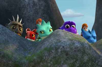 She's there. But I wouldn't go over there - Dragons: Rescue Riders