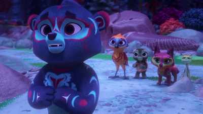 She's too cute and tiny
for a dark, scary forest. - Spirit Rangers