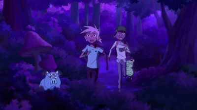 She's trapped.
What do we do? - Kipo and the Age of Wonderbeasts