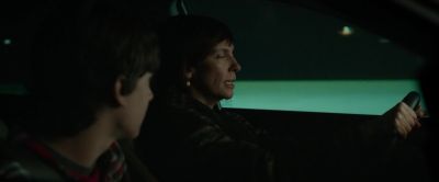 She's trying to get to L A and turn in a script - Please Stand By