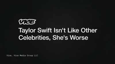 She's very upset
about the public
really hating her - Taylor Swift vs Scooter Braun: Bad Blood