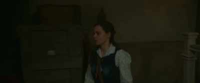 - She's wearing this--
this big flowy dress - Theodosia