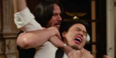 - Shh! Go to sleep.
- [choking] - Always Be My Maybe