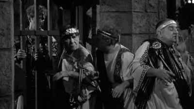 -Shh.
-Shh. - The Three Stooges Meet Hercules