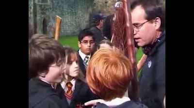 - Shh. Shh. Shh.
- Dan, when you turn away - Harry Potter 20th Anniversary: Return to Hogwarts