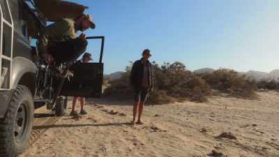 Shifting sands mean tracking
must start from scratch each day. - The Secret Lives of Animals