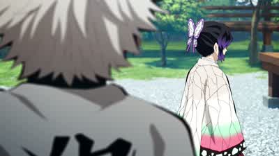 Shinobu looks pretty angry! - Demon Slayer: Kimetsu no Yaiba