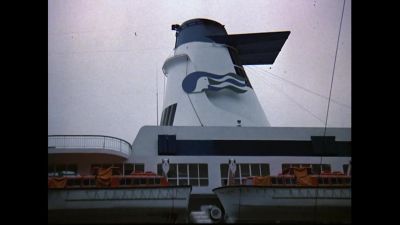 [Ship horn blares] - The Love Boat