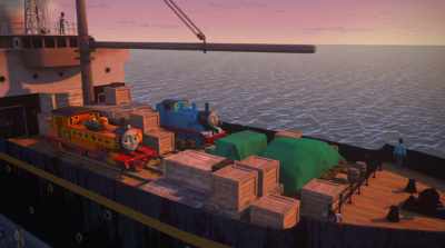 [ship horn blows] - Thomas & Friends: Big World! Big Adventures! The Movie