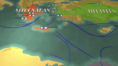 Ships crisscrossed
the Mediterranean, - Ancient Armageddon