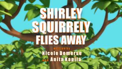 Shirley Squirrely Flies Away - Top Wing