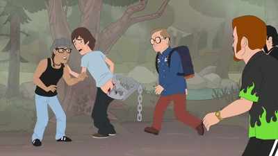 Shit! Get it off, it's biting me, guys! - Trailer Park Boys: The Animated Series
