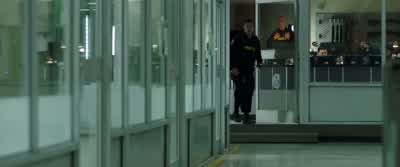 Shit, here comes security. - Den of Thieves