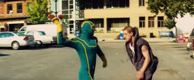 - Shit! - Let's get out of here! - Kick Ass