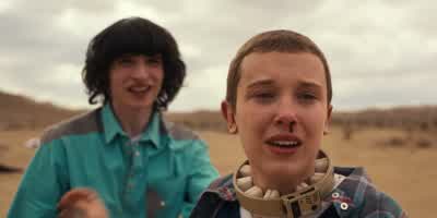 Shit. Shit. Shit. Oh shit. Oh shit. Oh shit. Oh shit. Shit! Eleven. You… Are you okay? -I'm okay. -O - Stranger Things