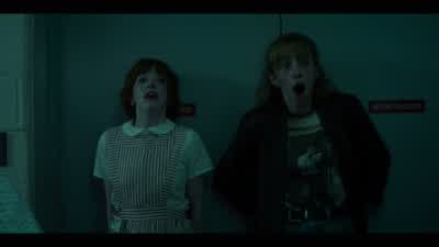 Shit. This way, guys! Come on! Come on! Get down! - Stranger Things