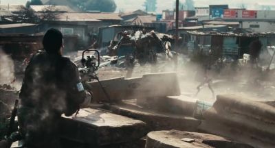 -Shit.
-You fuck. - District 9