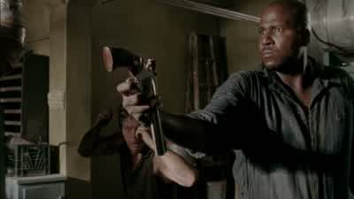 Shoot him! - The Walking Dead