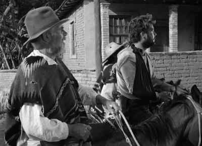 - Shooting.
- Volley. Execution, probably. - The Treasure of the Sierra Madre