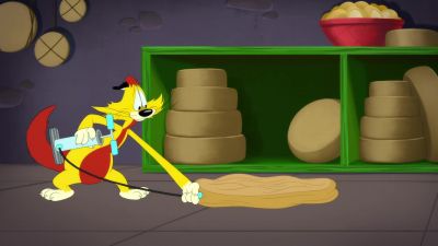 [shopkeeper] Claude?
Is that you making noise again? - Looney Tunes Cartoons