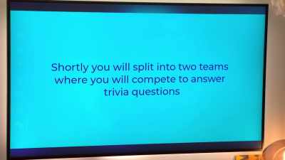 "Shortly,
you will split into two teams..." - The Circle