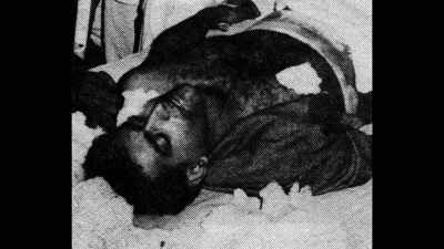 Shot by one of his own men. - Hijacked: Flight 73