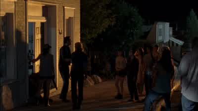 Shots came from up there. - The Walking Dead