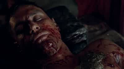 Should his eyes not be open? - Spartacus