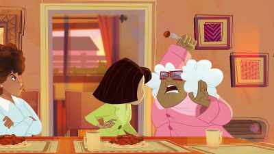 Should I get there
and tie a knot in your... - The Proud Family: Louder and Prouder