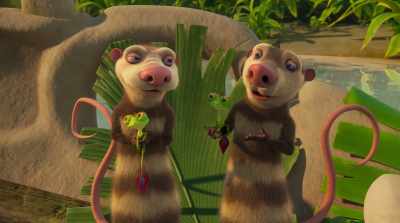 Should we not have
adopted these cute pet lizards either? - The Ice Age Adventures of Buck Wild
