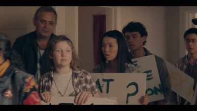 - Shouldn't we be, like,
outside? Chanting? - Mystic