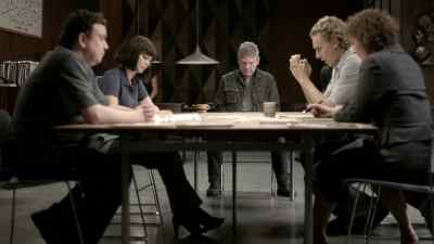 - Shouldn't we get these cards to...?
- Yeah, we'll get them to the lab. - Wallander