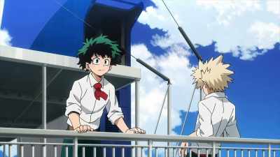 Shouldn't you have said goodbye
to those brats? - My Hero Academia: Heroes Rising