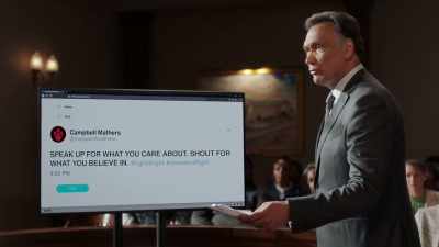 Shout for what you believe in." - Bluff City Law