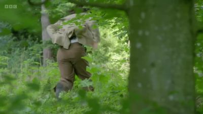 SHOUTING AND WHISTLES BLOWING - Father Brown