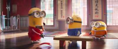 [shouting angrily in Minionese] - Minions: The Rise of Gru
