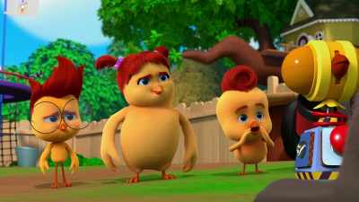 (shouting) Can you tell us
what the emergency is? - The Chicken Squad